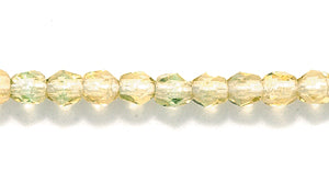 3FC5258: CZ FACET RD 2 Tone Topaz/green 3mm-1200PC