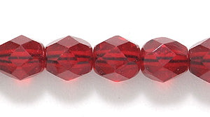 6FC246: CZ FACET RD TRANS Garnet 6MM 300PC