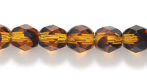 5FC256-T: CZ FACET RD Topaz Tortoise 5MM-1200PC