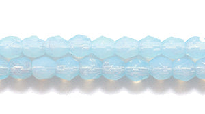 3FC260: CZ FACET RD Opal Aqua 3MM-600PC