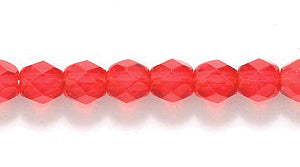 4FC244R: CZ FACET RD Trans Ruby 4mm-100PC