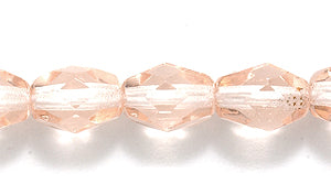 34FC291R: CZ Faceted Oval Trans Pink 5x7mm-50PC