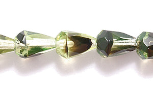 42FC282-T: CZ FC Drop Peridot Tortoise 5x7mm 600PC