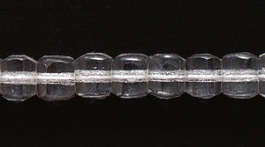 53FC212R: CZ Faceted Cube Crystal 4mm-25PC