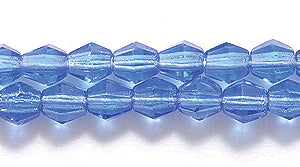 82FC273-DR: CZ Faceted Diamond Trans DK MED Sapphi-100PC