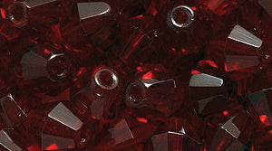 CZ Faceted Diamond Trans Garnet 6mm Loose-150PC