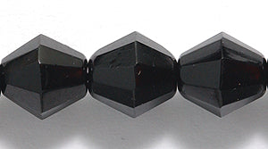 89FC109R: CZ Faceted Diamond Black 9mm-40PC