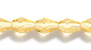 43FC253R: CZ Faceted Drop MED Topaz 5x7mm-40PC