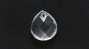 40FB212: FC Briolettes Drop Crystal 9x8mm 2PC