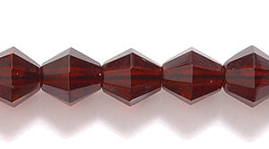 86FC246-D: CZ FC Diamond TR Deep Garnet 6mm 300PC