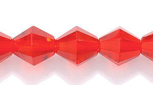 88FC245R: CZ Faceted Diamond Trans DK Ruby 8mm-25PC