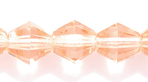 88FC291-DR: CZ Faceted Diamond Trans DK Pink 8mm-25PC