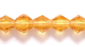 86FC254-LTR: CZ Faceted Diamond Trans LT Topaz 6mm-50PC