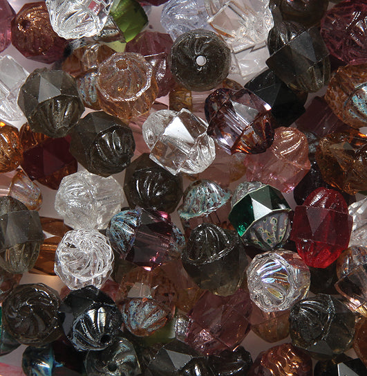 67FC525R: CZ Faceted Turbine Mix 8x10mm-25PC