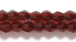 82FC248R: CZ Faceted Diamond Trans Deep Garnet 4mm-100PC