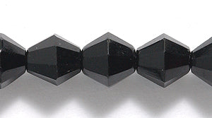 87FC109R: CZ Faceted Diamond Black 7mm-75PC