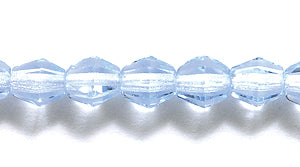 84FC272-1R: CZ Faceted Diamond Trans LT Sapphire 5mm-75PC