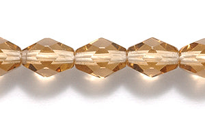 34FC257-1R: CZ Faceted Oval Trans LT Smoke Topaz 5x7mm-50PC