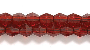 82FC246R: CZ Faceted Diamond Trans Garnet 4mm-100PC