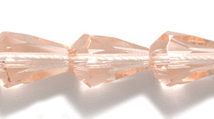 48FC291: CZ FC Drop TR Pink 7x10mm 150PC