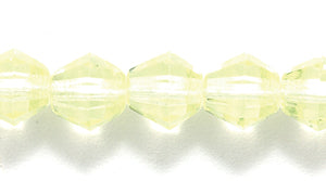 86FC222R: CZ Faceted Diamond Trans Jonquil 6mm-50PC