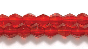 82FC246-LTR: CZ Faceted Diamond Trans LT Garnet 4mm-100PC