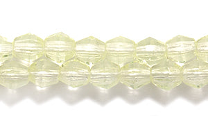 82FC222R: CZ Faceted Diamond Trans Jonquil 4mm-50PC