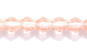 84FC291-DR: CZ Faceted Diamond Trans DK Pink 5mm-50PC