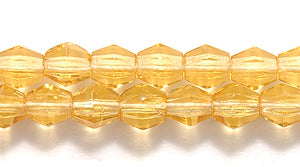 82FC254-LTR: CZ Faceted Diamond Trans LT Topaz 4mm-95PC