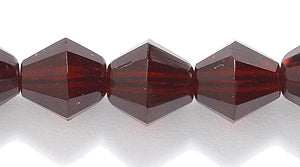 88FC246-D: CZ FC Diamond TR DK Garnet 8mm 300PC