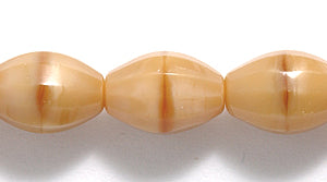 34FA953-XR: CZ Global Faceted Satin LT Tan 7x10mm-20PC