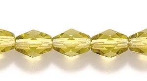 34FC283-6R: CZ Faceted Oval Trans MED DK Olive 5x7mm-50PC