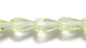 42FC222R: CZ Faceted Drop Trans Jonquil 5x7mm-25PC