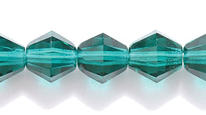 87FC287R: CZ Faceted Diamond Trans Emerald 7mm-50PC