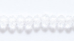 71CD212: Crystal Round Rondelle Crystal 3x4mm 1STR