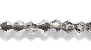 82CD815-H: Cut Crystal Diamond Metallic Half Silver A A A 4mm 1STR