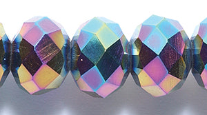 77CD599-I: Cut CRY RD RNDL Purple Iris 8x10mm 15-16" STR