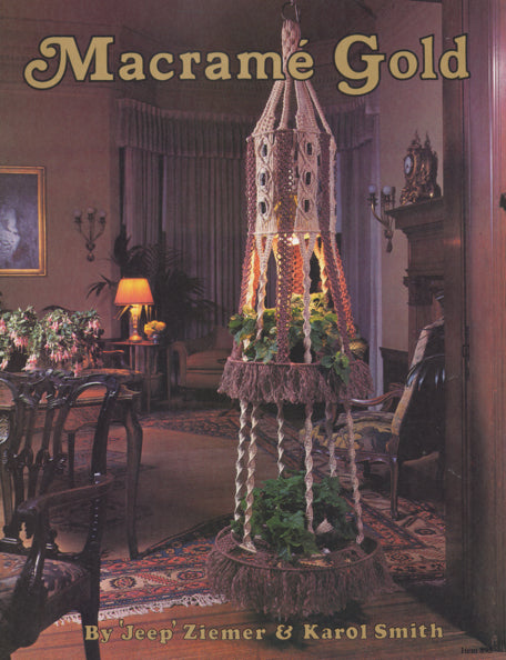 BK699-NW: Vintage Macrame Gold #895 Book