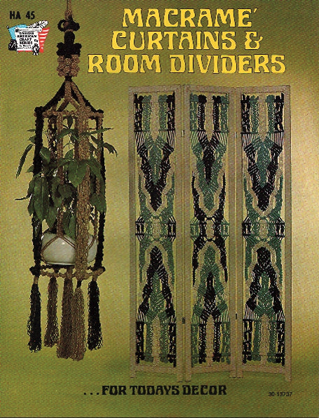 BK564-NW: Vintage Macrame Curtains & Room Dividers Book