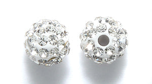 8RS212-E: Polymer Bead Crystal R/S Pave 8mm -3PC