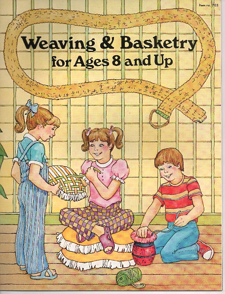 BK525-1NW: Vintage Weaving & Basketry Ages 8 And Up Book