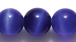 10FO678-2: Fiber Optic Bead Round Cobalt 10mm