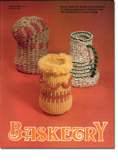 BK519-NW: Vintage Basketry Macrame Book