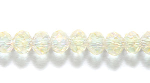 71CD322: Crystal RondelleWith Yellow AB Luster 3x4mm 1STR