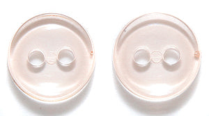 10BU231: Plastic Craft Buttons PEACH ORNG 200PC