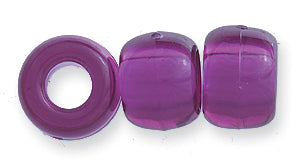 9CP298: 9CP298 PL Pony Bead Trans Amethyst 9mm