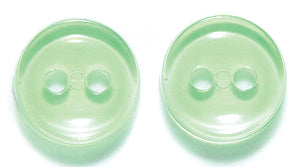 10BU282: Plastic Craft Button Light Green 10m 200PC