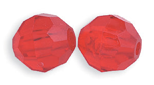 10PF244: PL Round Faceted Ruby 10mm-200PC