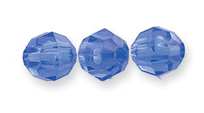 6PF276: PL Round Faceted Trans Sapphire 6mm 1080PPK