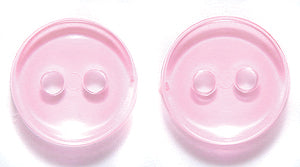 10BU292: Plastic Craft Button Light Pink 10mm 200PC